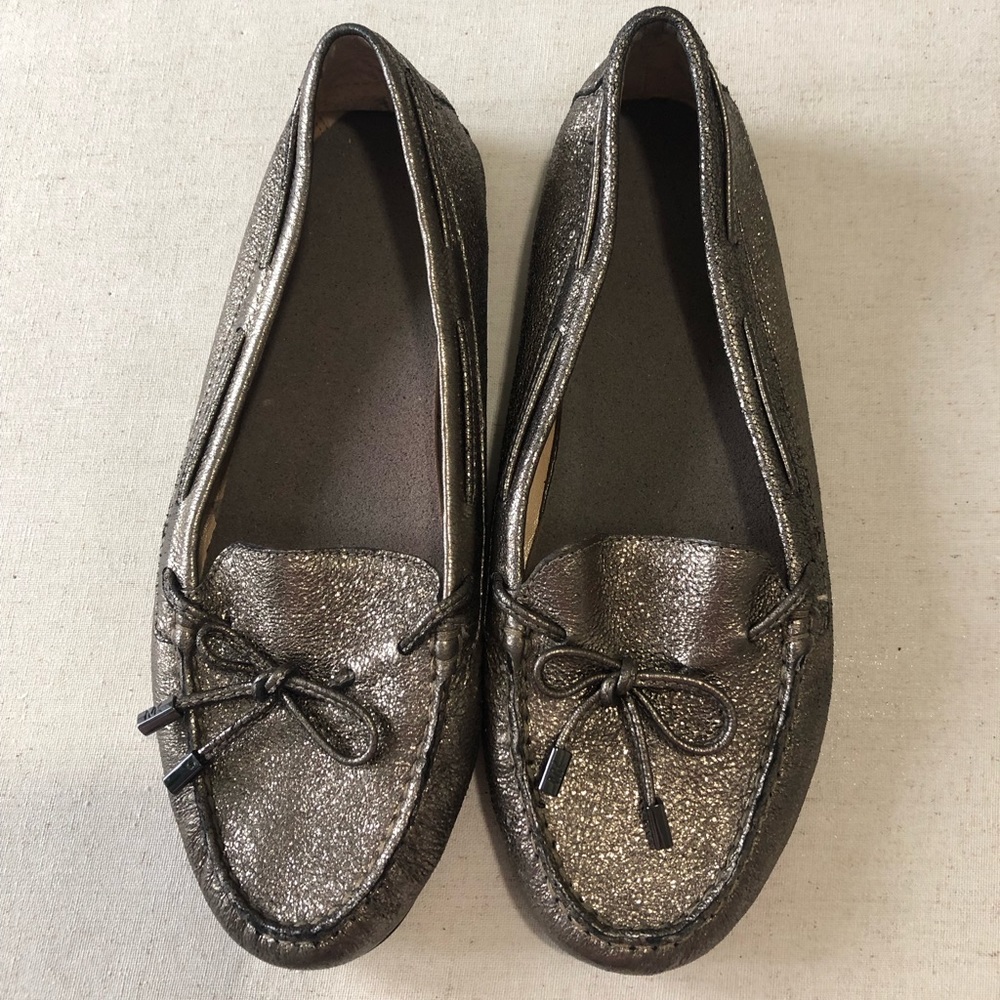 Mk Michael Kors Gunmetal Loafers Gem